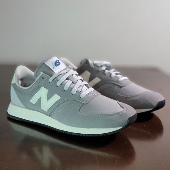 New Balance 420 Grey Sea Salt Men's Shoes Size 10 Leather Suede 550 574 990 992 - Picture 4 of 15